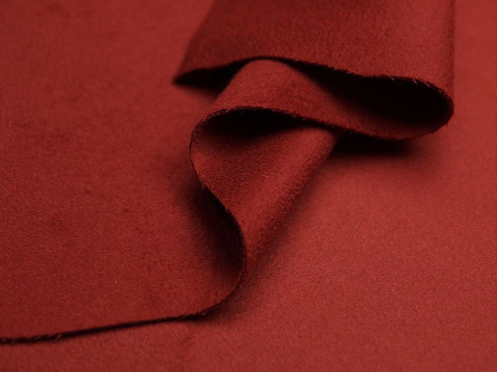 Приобрести Шерстяная пальтовая ткань винно-бордового цвета