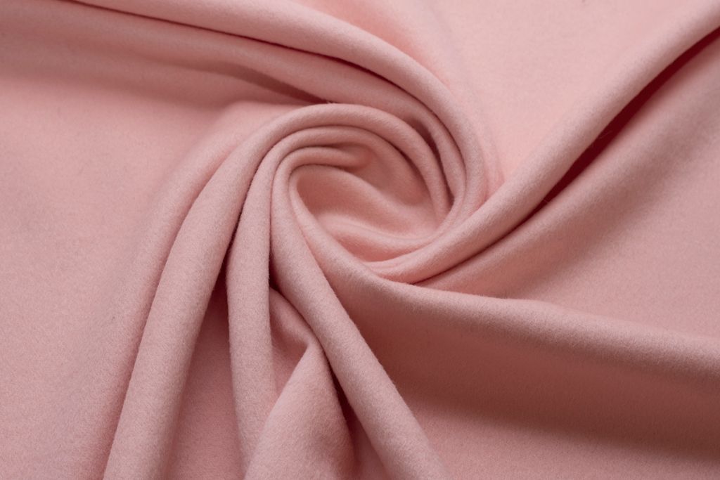 Пальтовая ткань флисовая, цвет персиковыйизображение