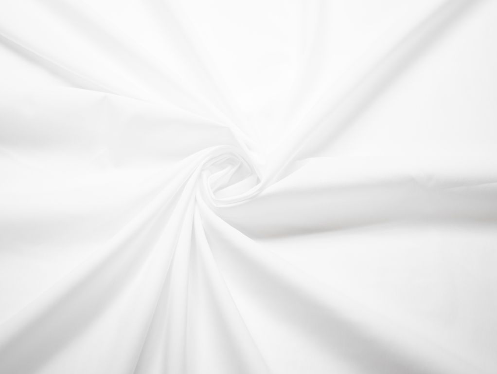Классическая сорочечная ткань однотонная, цвет белыйизображение