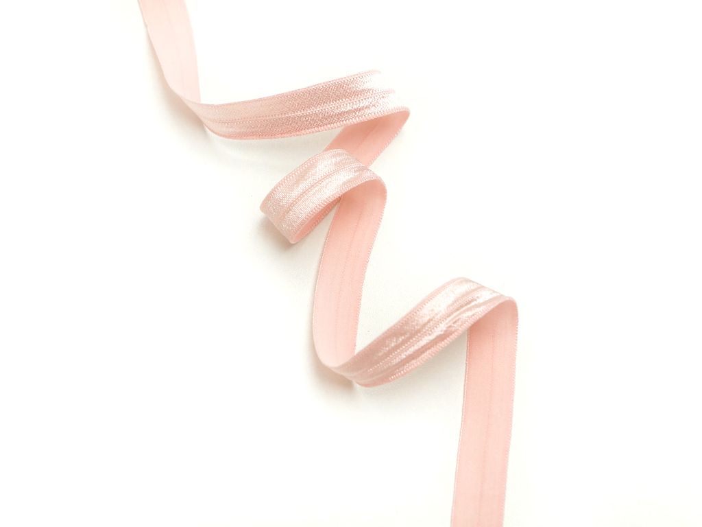 Бейка-стрейч (резинка) трикотажная, цвета розового персика,ширина 15 мм  изображение