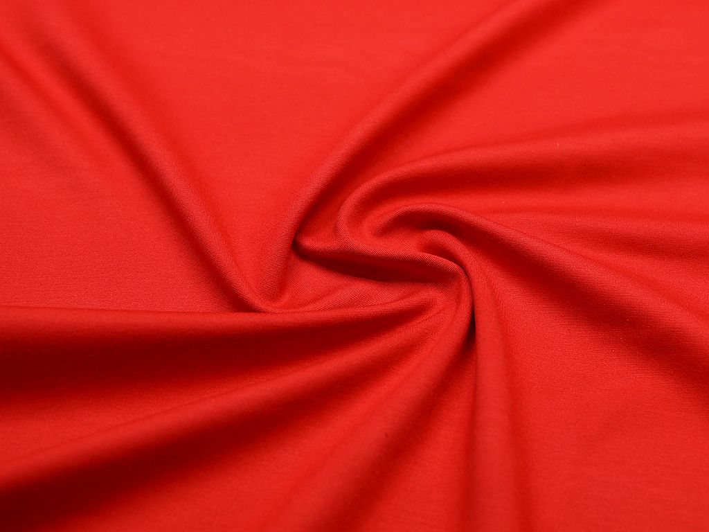 Джерси костюмно-плательный, цвет красныйизображение