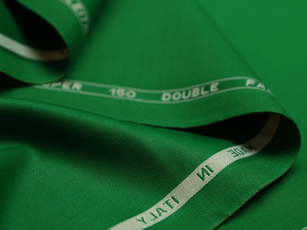 Приобрести Ткань костюмная, цвет: лесная зелень цв.88