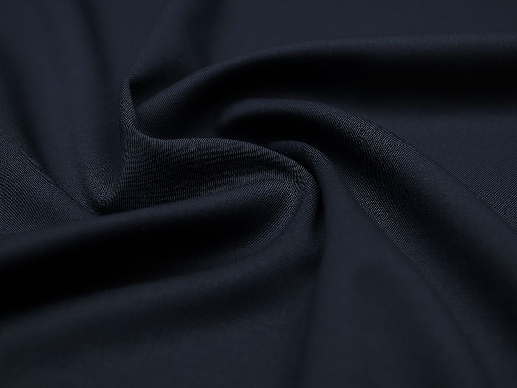 Приобрести Классическая костюмная ткань темно-синего цвета (210 гр/м2)