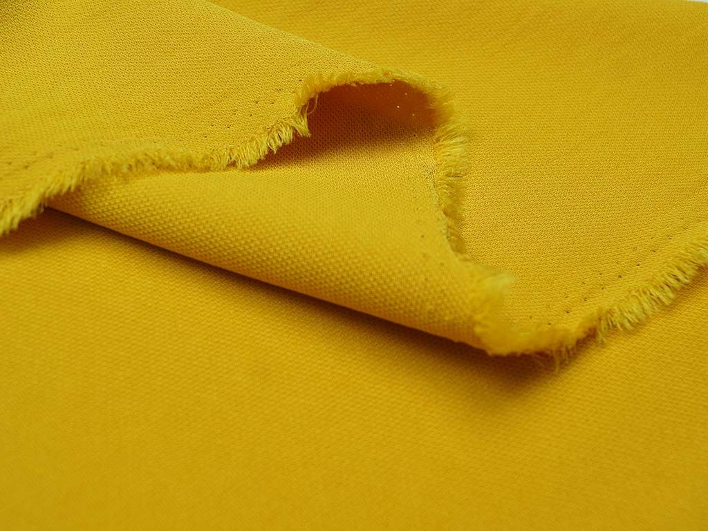 Приобрести Ткань плательная, однотонная, цвет ярко-желтый