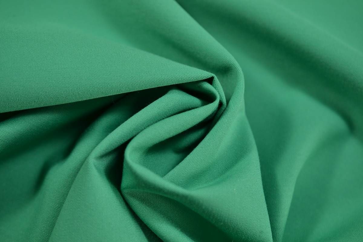 Ткань костюмная зеленого оттенкаизображение