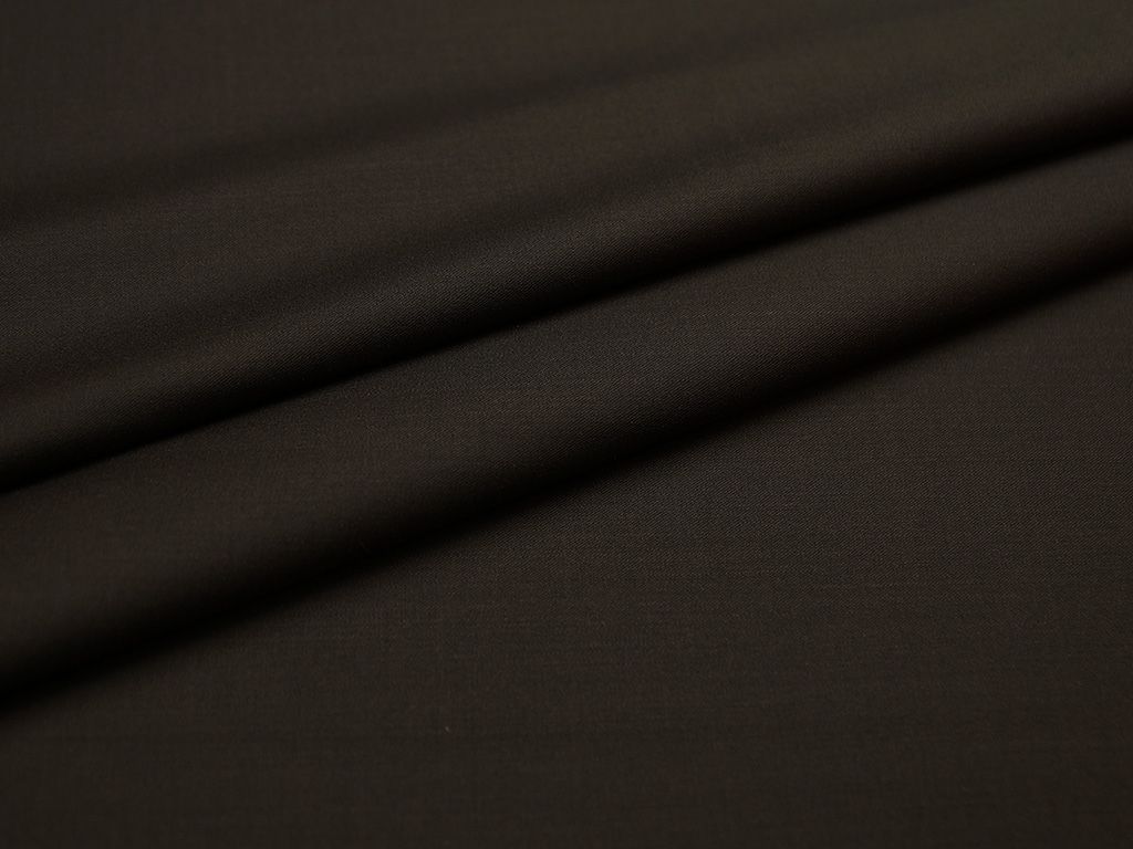 Приобрести Ткань костюмная, цвет: насыщенный коричневый цв.79