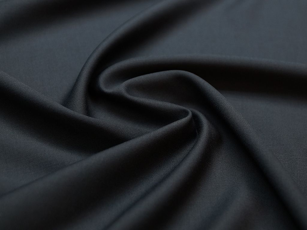 Ткань костюмная, цвет: черный графит цв.1598изображение
