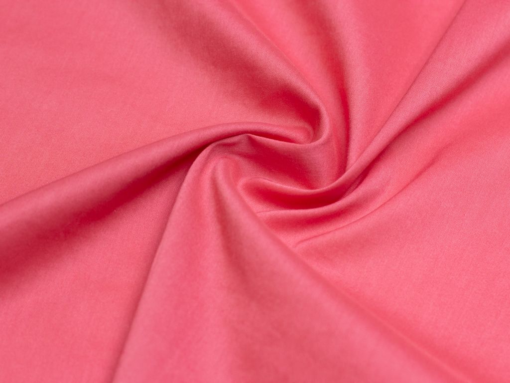 Ткань сорочечная однотонный, цвет розовыйизображение