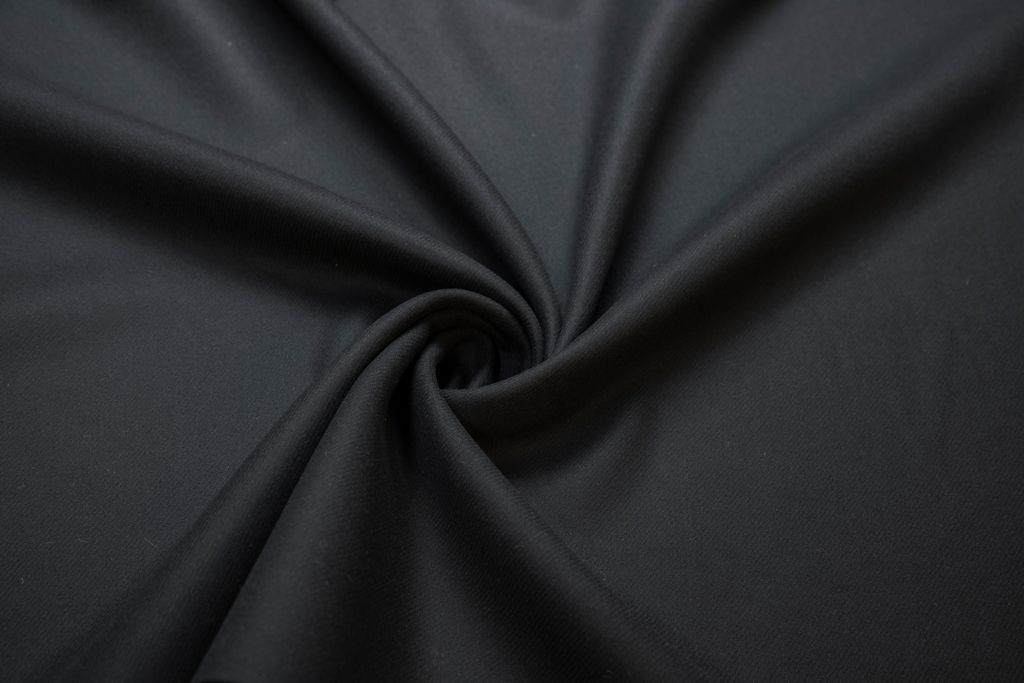 Двухслойная пальтовая ткань, цвет чёрныйизображение