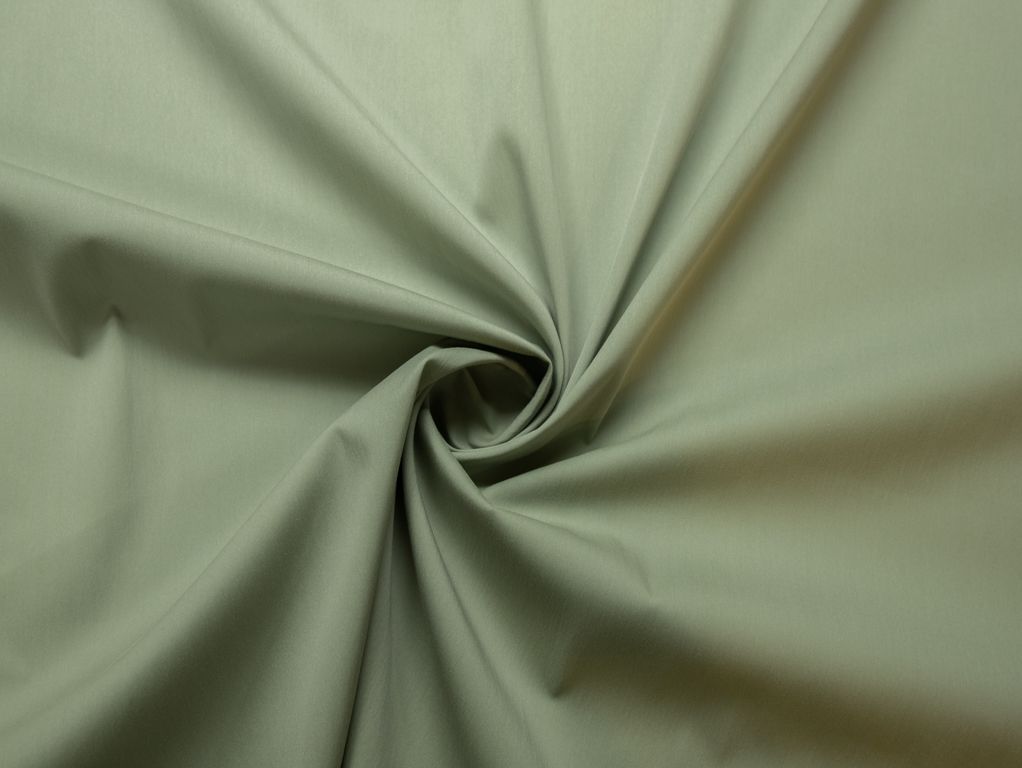 Классическая сорочечная ткань однотонная, цвет оливковыйизображение