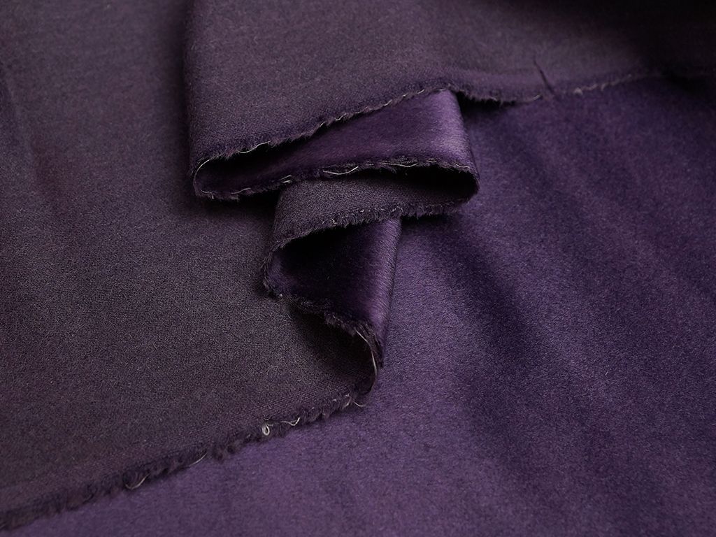 Приобрести Пальтовая ткань с коротким ворсом, цвет фиолетовый