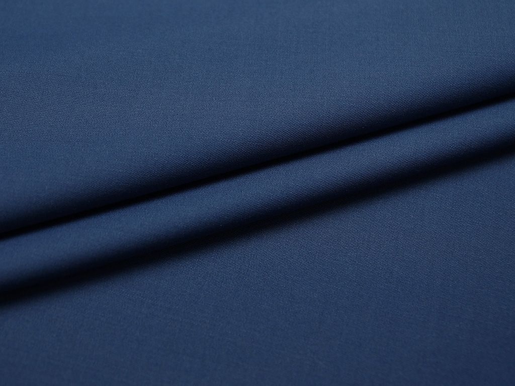 Приобрести Ткань костюмная двухсторонняя синего цвета цв.76