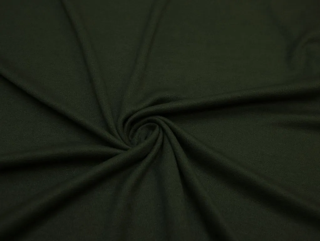 Трикотаж двухсторонний, цвет темно-оливковыйизображение