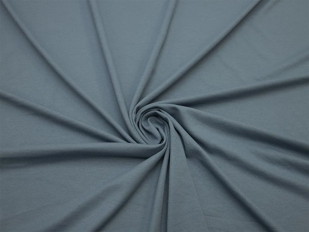 Трикотаж в стиле лакост, цвет пасмурное небоизображение