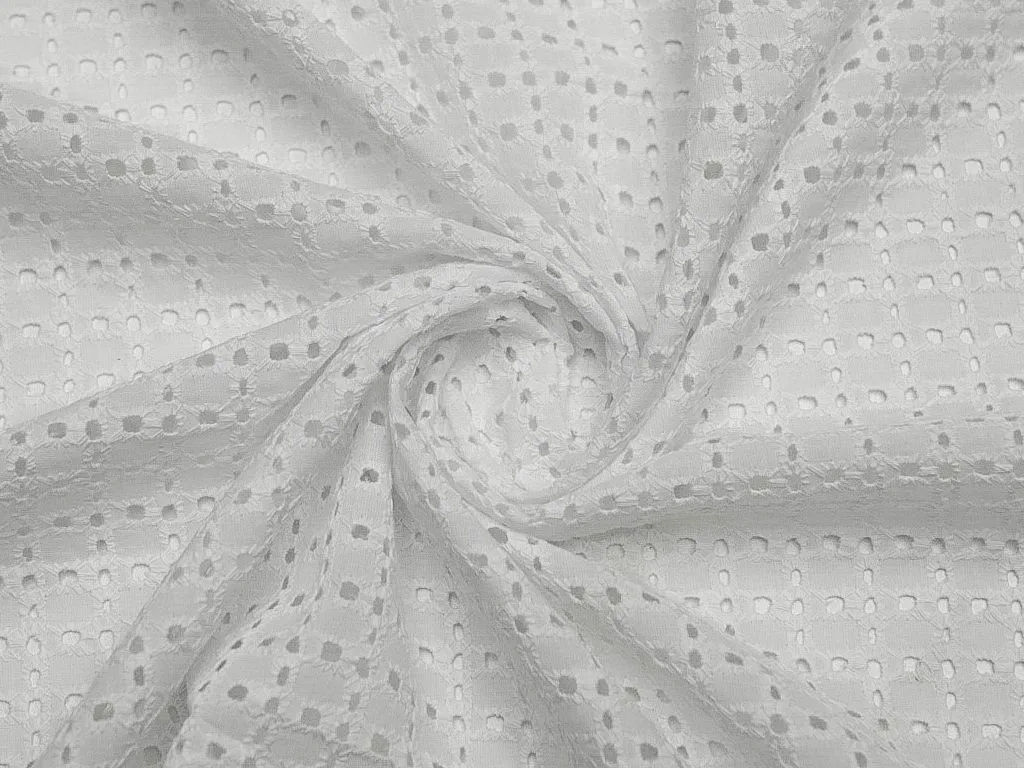 Шитьё с рисунком "геометрия", цвет белыйизображение