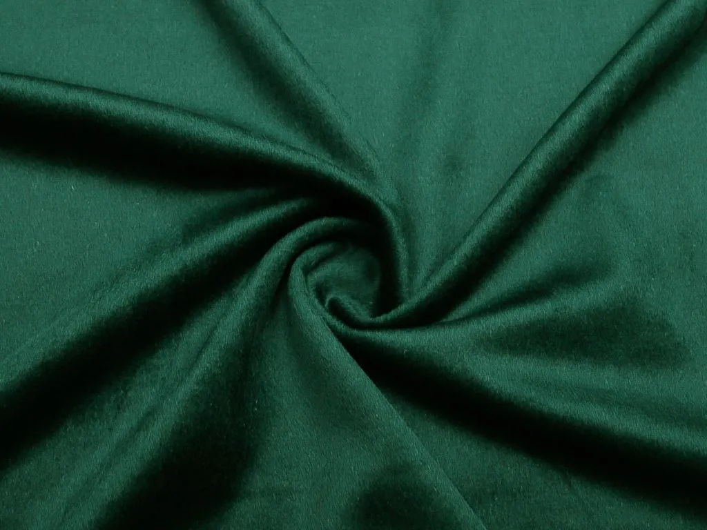 Пальтовая шерстяная ткань Como, изумрудного цветаизображение