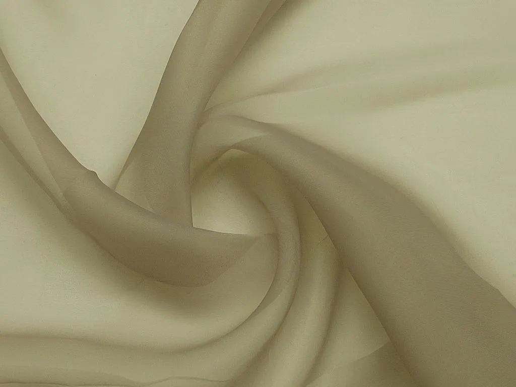 Однотонная органза Siena, бежевого цветаизображение