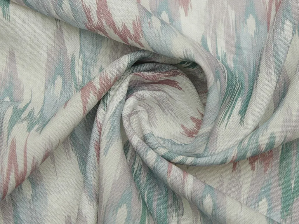 Рубашечно-плательный лён "Восточный колорит"изображение