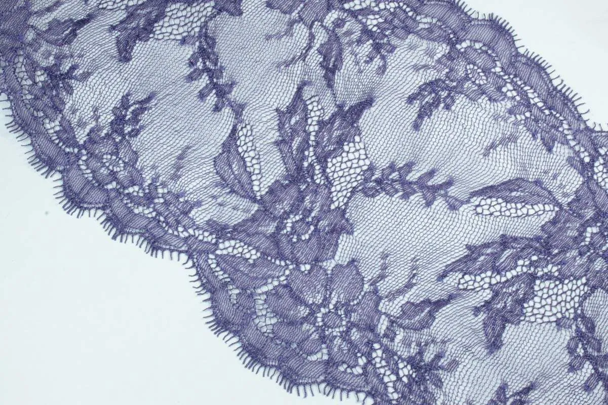 Кружево SOLSTISS, фиолетового цвета, ширина 160 мм изображение
