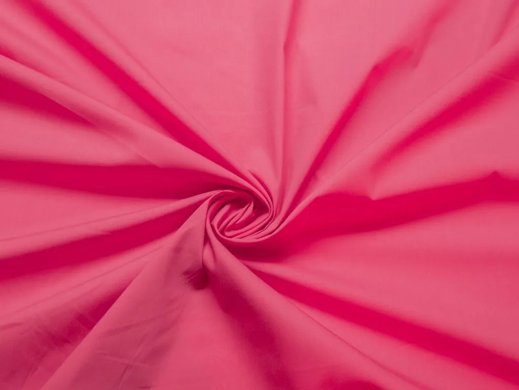 Хлопок рубашечно-плательный, цвет кораллово-розовыйизображение