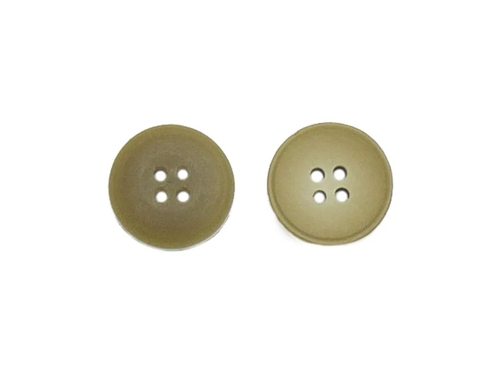  Пуговица костюмная, 4 прокола, тёмно-бежевая, матовая, диаметр 20 ммизображение