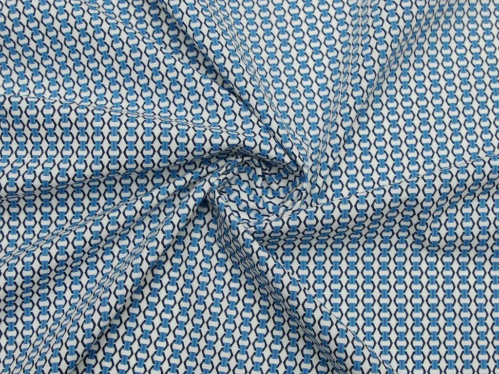 Костюмно-плательный хлопок, в стиле "Якорная цепочка"изображение