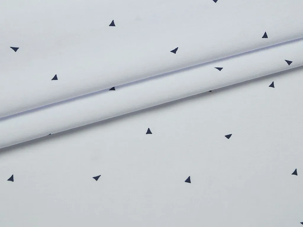 Рубашечная ткань с геометрическим принтом  (120 г/м2)изображение