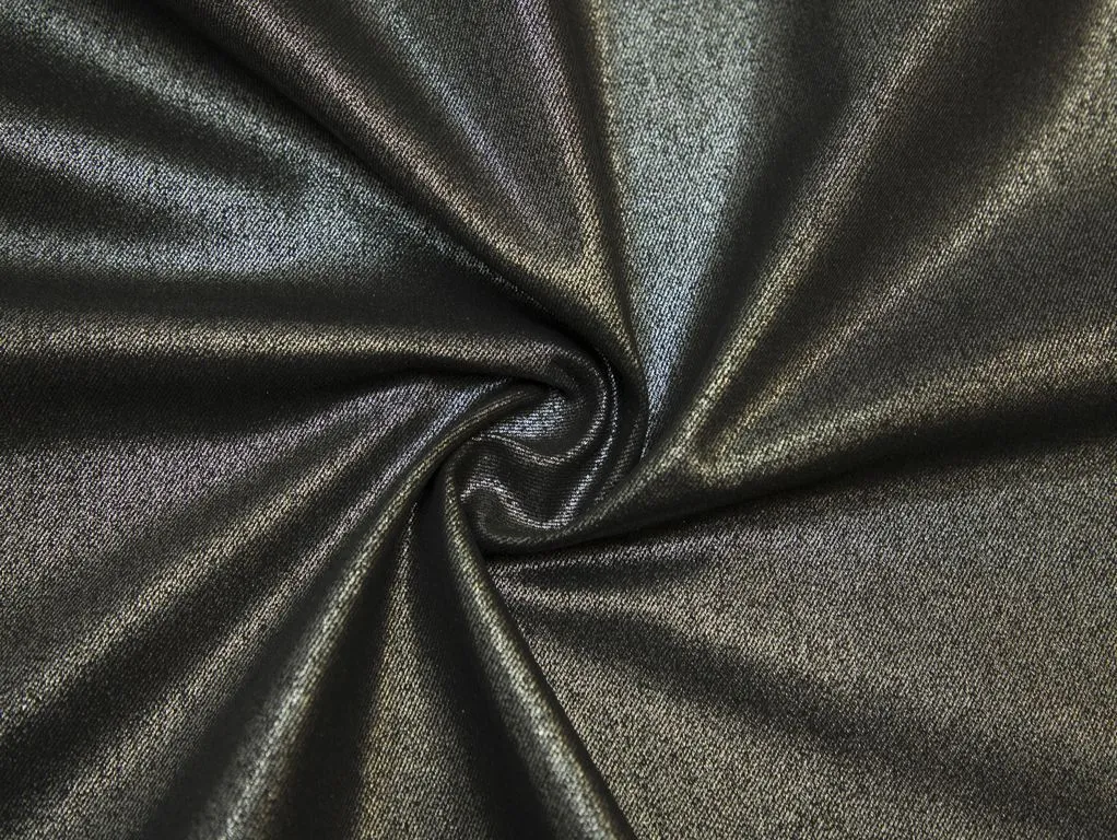 Джинса черного цвета с серебристым напылениемизображение