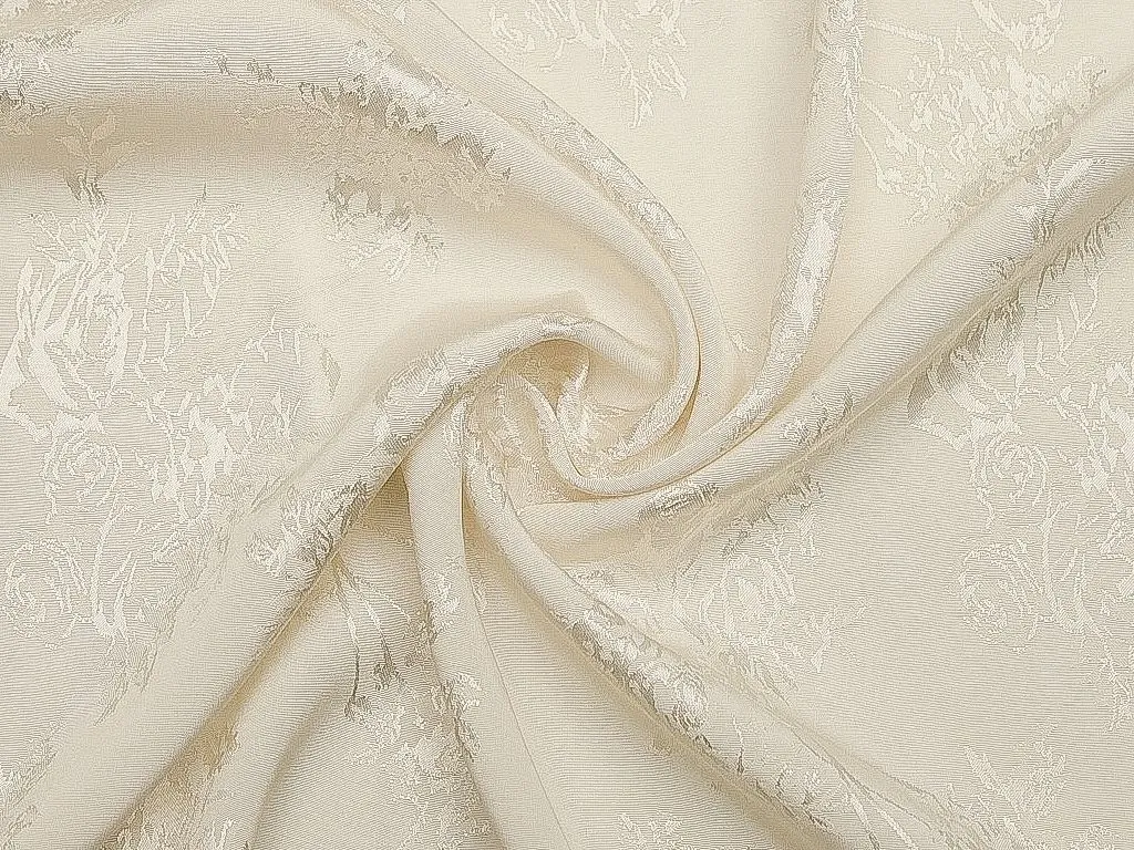 Жаккард, с фактурным рисунком "Белые розы"изображение