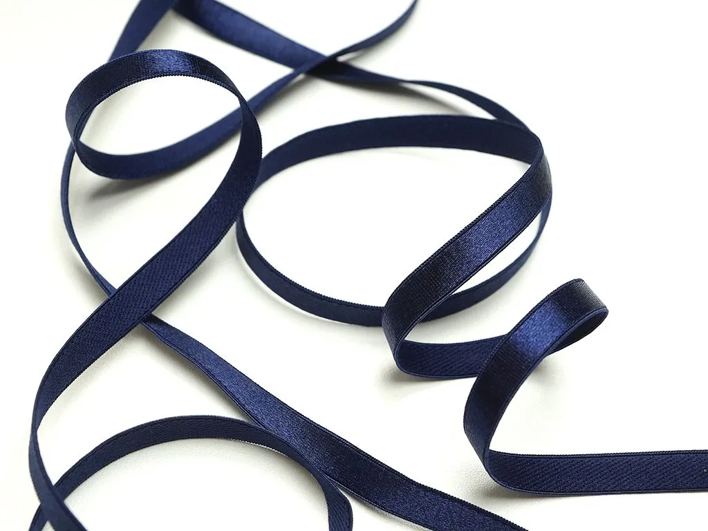 Резинка-бретель тёмно-синего цвета, ширина 9 ммизображение
