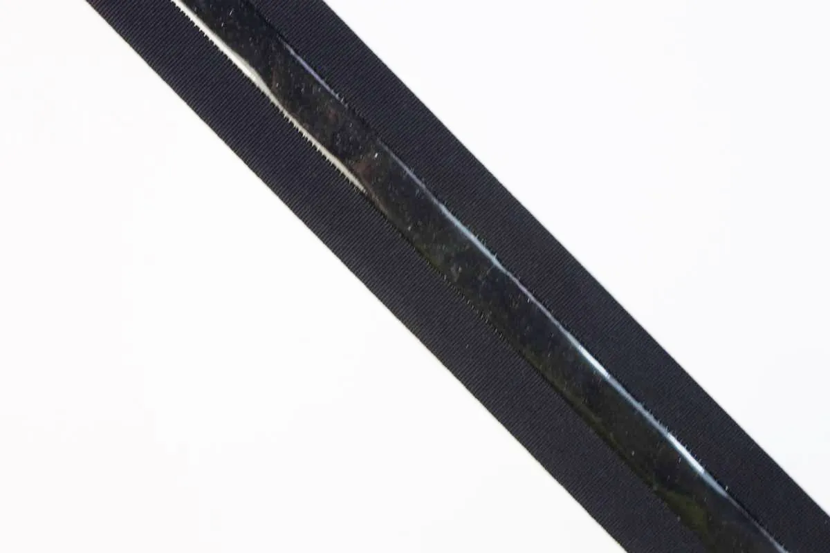 Лента репсовая с силиконом по центру, синего  цвета. Ширина 30 мм изображение