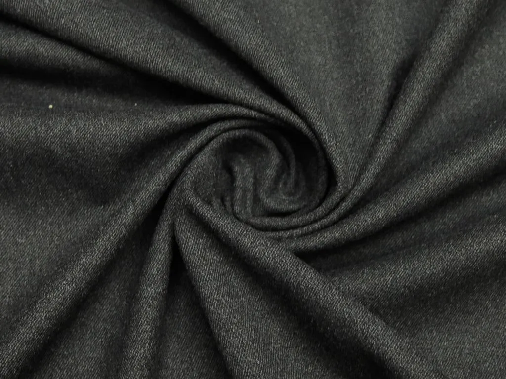 Шерстяная костюмная ткань, тёмно-серого цветаизображение
