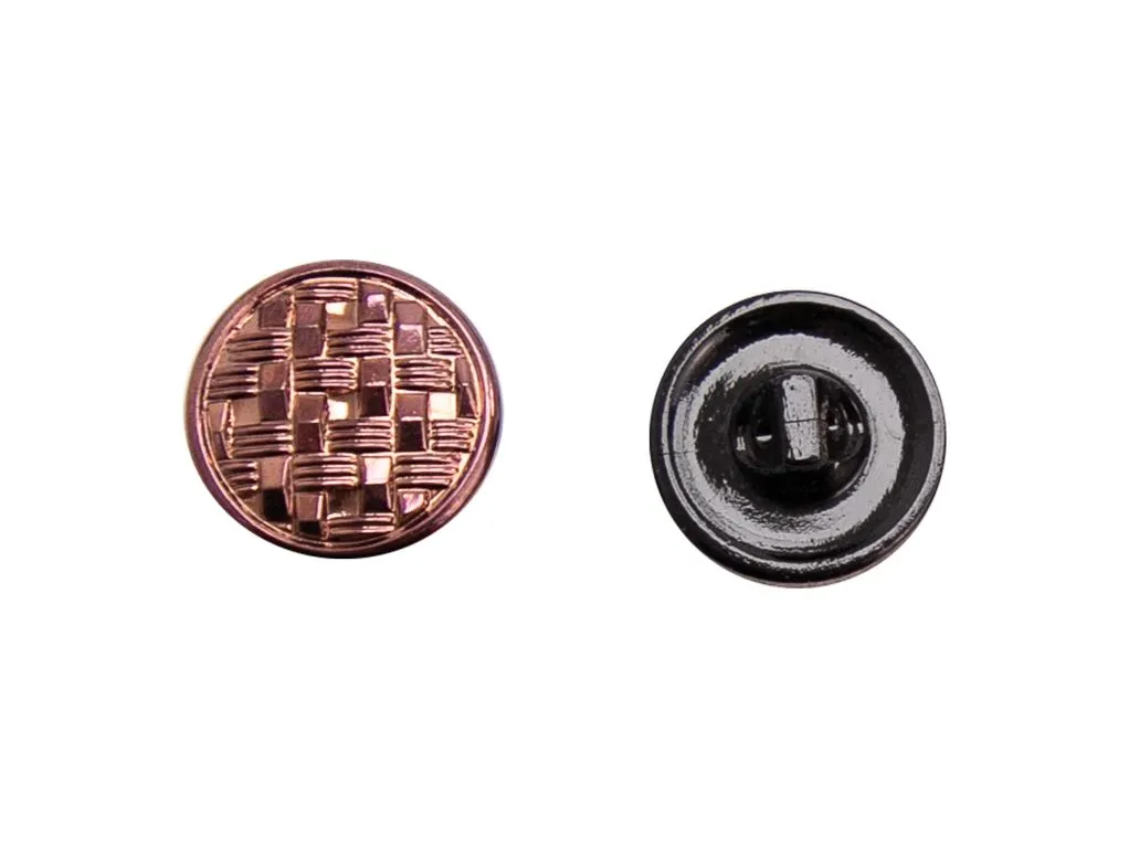 Пуговица пластмассовая, на ножке, цвет сиреневый (хамелеон), диаметр 17 ммизображение