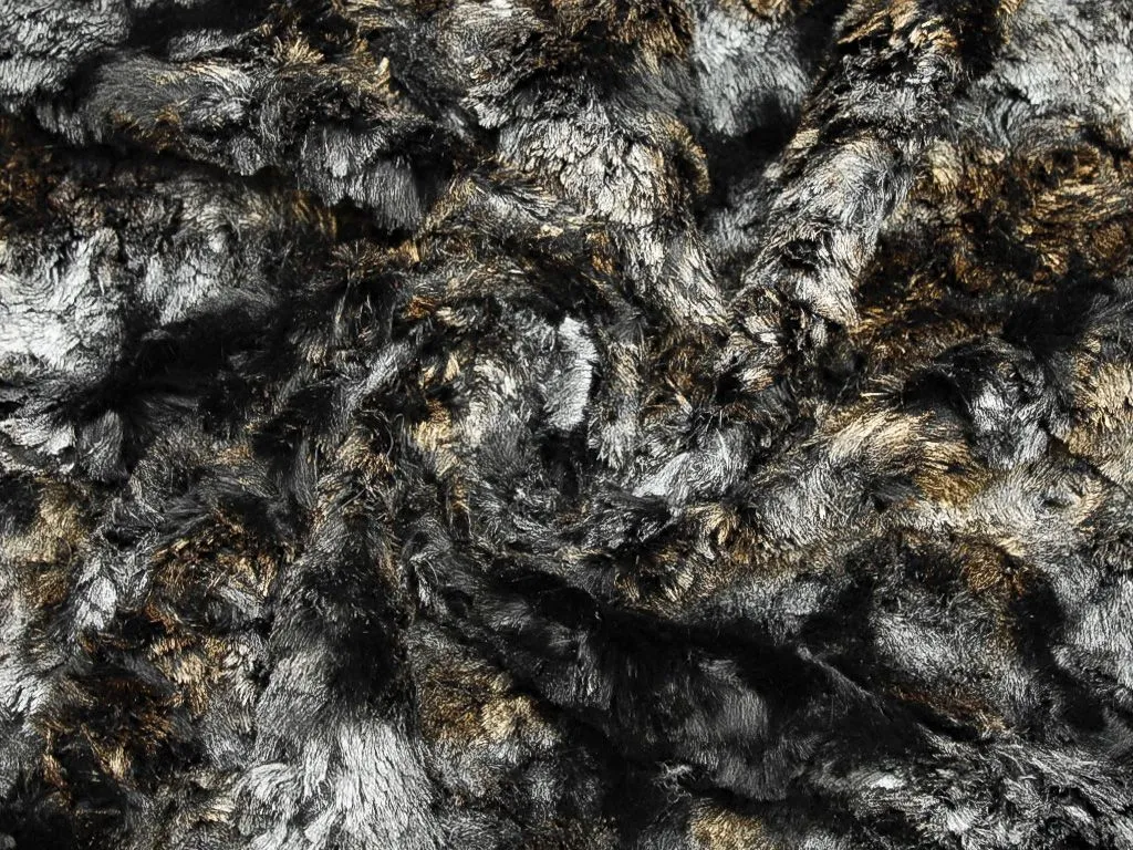 Принтованный искусственный мех, мультиколоризображение